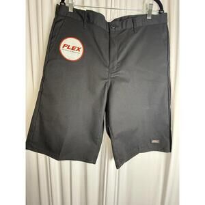 Dickie’s FLEX Work  relaxed, fit shorts pocketed men’s 36 black￼new with tags